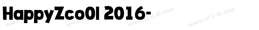 HappyZco0l 2016字体转换